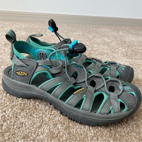 Keen | Whisper Sandals Dark Shadow Size 6 Waterproof - Picture 1 of 8